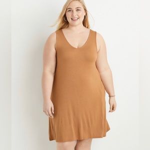 Maurice’s 2X Yellow Casual Dress , Cross Back